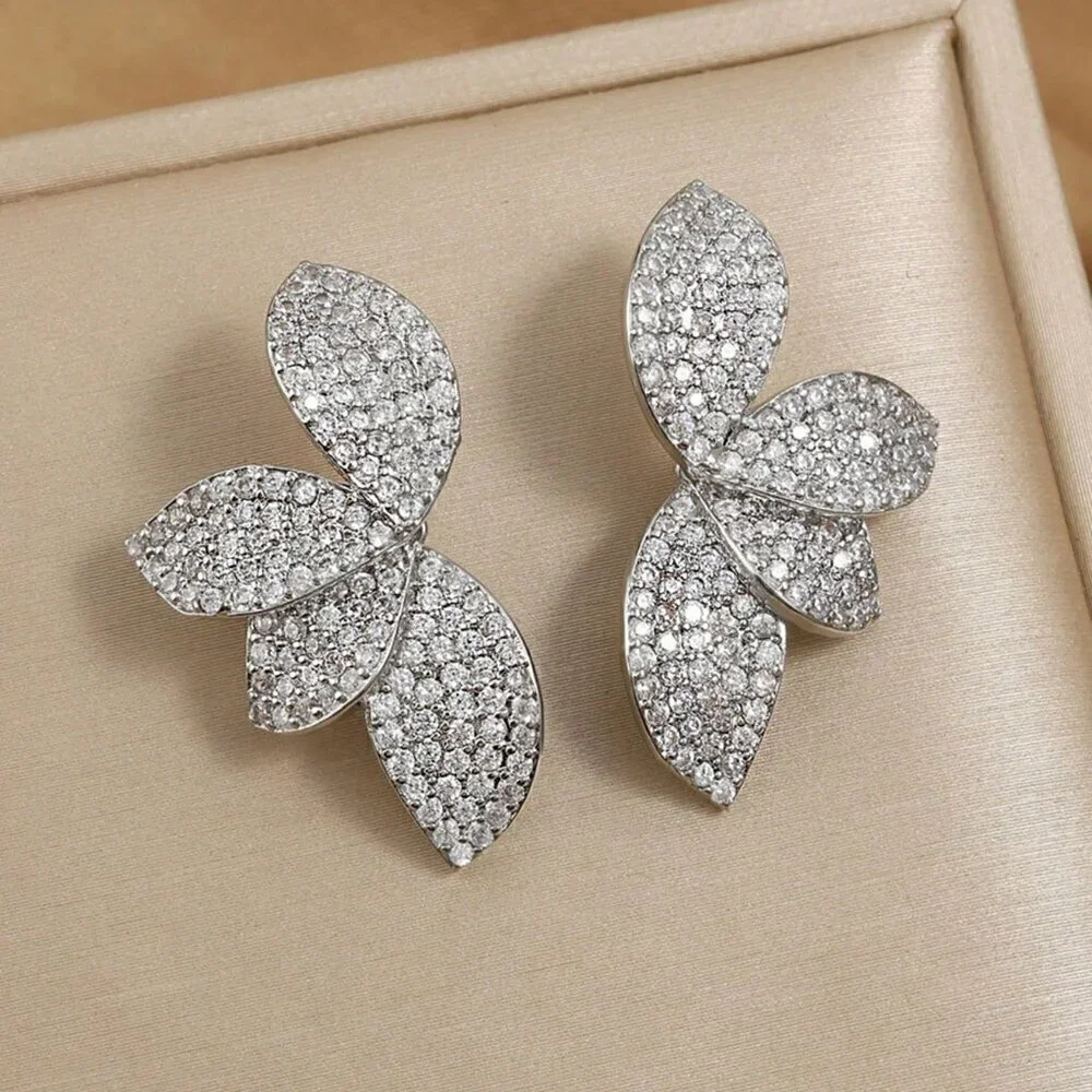 Women's Rakol Elegant Copper Irregular-Shaped Earrings